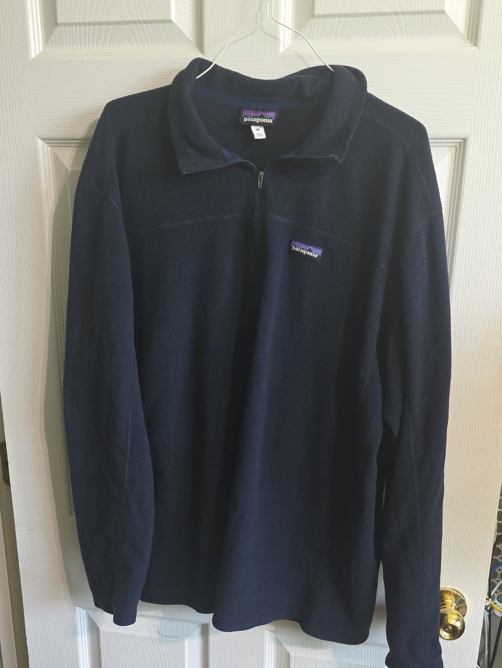 Patagonia Navy Quarter-Zip Fleece Pullover